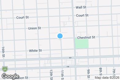 Map image of the property - 1403 11th St