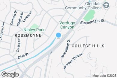 Map image of the property - 1207 N Verdugo Rd