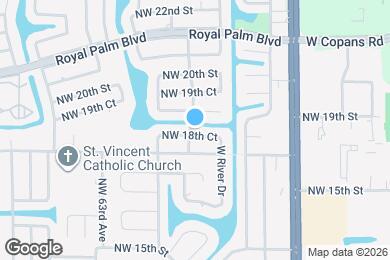 Map image of the property - 6119 NW 18th Ct