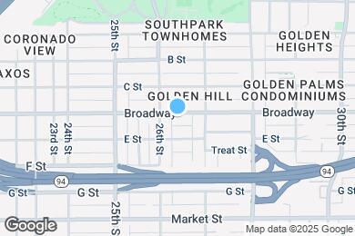 Map image of the property - 2635 Broadway