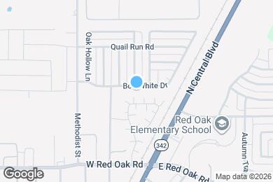 Map image of the property - 214 Bob White Dr