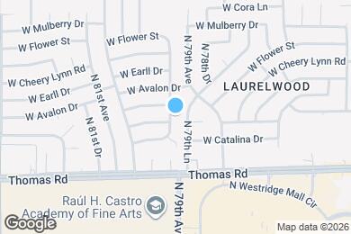 Map image of the property - 3007 N 79th Dr