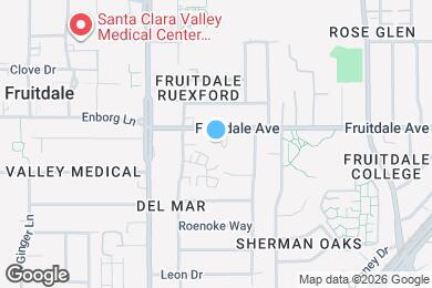 Map image of the property - 2066 Fruitdale Ave
