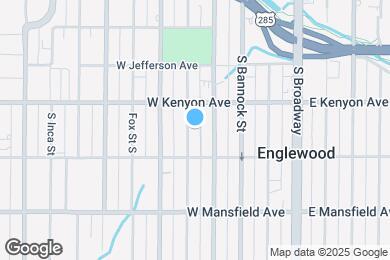 Map image of the property - 3740 S Delaware St