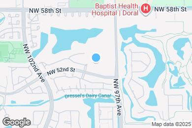 Map image of the property - 9805 NW 52nd St