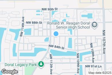 Map image of the property - 8555 NW 111th Ct