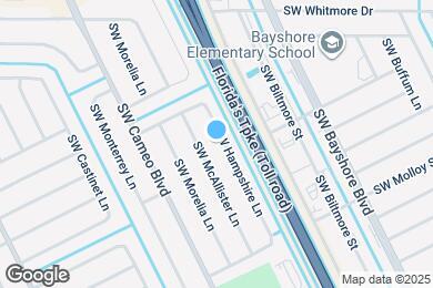 Map image of the property - 1750 SW Hampshire Ln
