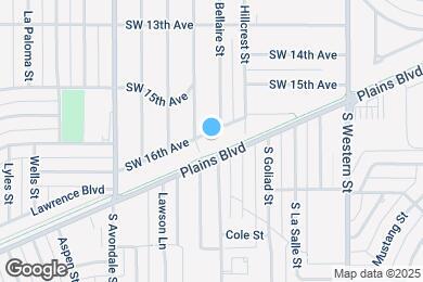 Map image of the property - 4613 SW 16th Ave