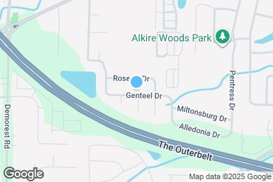 Map image of the property - 3902 Genteel Dr