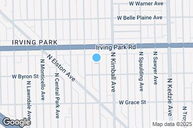 Map image of the property - 3922 N Bernard St