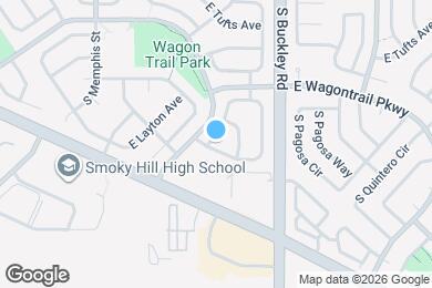 Map image of the property - 16729 E Layton Ave