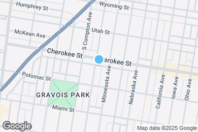 Map image of the property - 3414 Michigan Ave