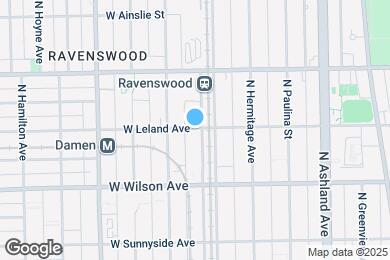 Map image of the property - 1821 W Leland Ave