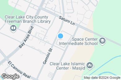 Map image of the property - The Palms at Clear Lake Apartments