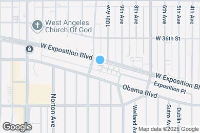Map image of the property - 2927 Exposition Pl
