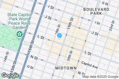 Map image of the property - 1801 L Street