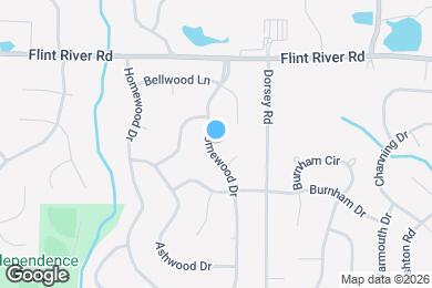 Map image of the property - 8802 Homewood Dr