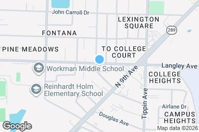 Map image of the property - 2105 Langley Ave