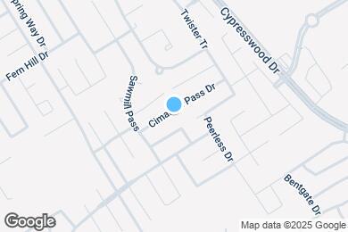 Map image of the property - 3038 Cimarron Pass Dr