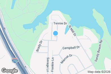 Map image of the property - 161 E Shore Dr