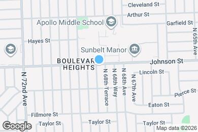 Map image of the property - 841 N 69th Ave