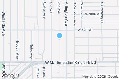 Map image of the property - 3928 2nd Ave