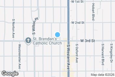 Map image of the property - 265 S Manhattan Pl