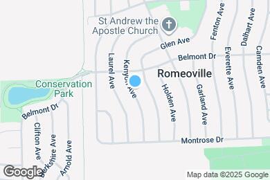 Map image of the property - 427 Kenyon Ave