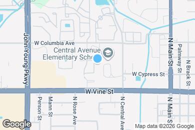 Map image of the property - 650 Captiva Cir