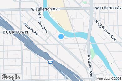 Map image of the property - 2215 N Elston Ave