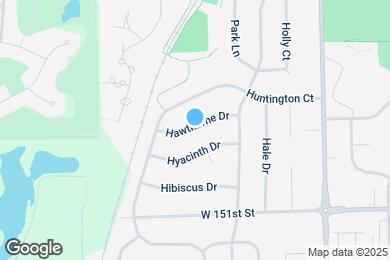 Map image of the property - 10231 Hawthorne Dr