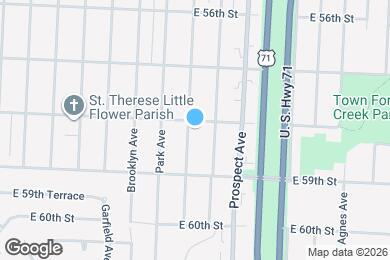 Map image of the property - 5807 Olive St