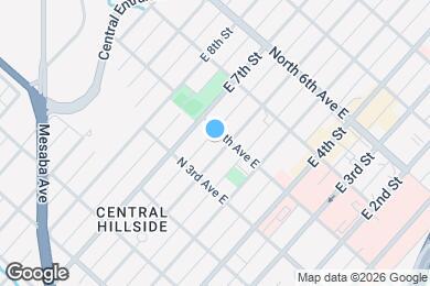 Map image of the property - 327 E 6th St