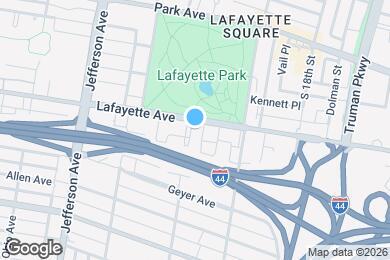 Map image of the property - 2056 Lafayette Ave