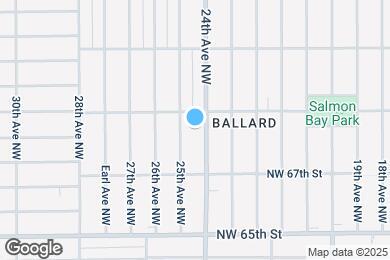 Map image of the property - 6741 24th Ave NW