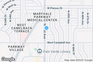 Map image of the property - 4541 N 51st Ave