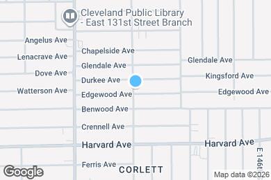 Map image of the property - 13601 Edgewood Ave