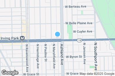 Map image of the property - 1612 W Irving Park Rd