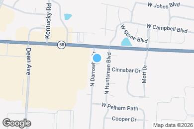 Map image of the property - 303 N Darrowby Dr