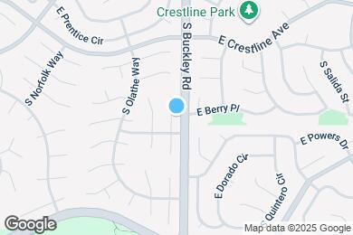Map image of the property - 5568 S Ouray St