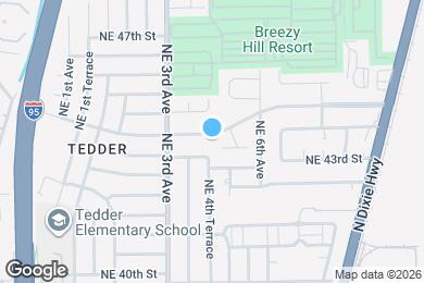 Map image of the property - 420 NE 44th St