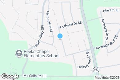 Map image of the property - 2622 Country Trace SE