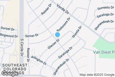 Map image of the property - 1548 Glacier Dr