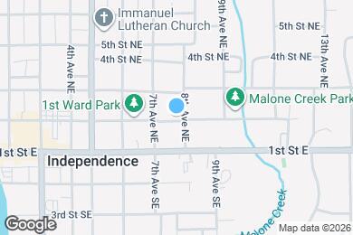 Map image of the property - 201 8th Ave NE