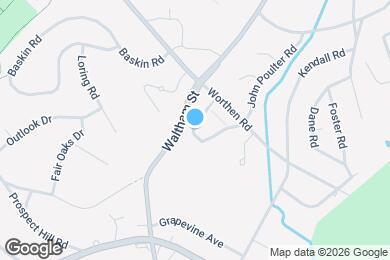 Map image of the property - 30 Captain Parker Arms