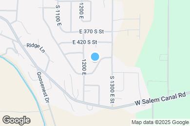 Map image of the property - 1265 E Loafer View Dr