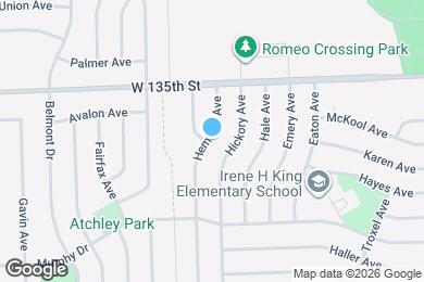 Map image of the property - 327 Hemlock Ave