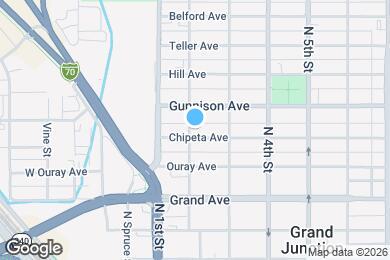 Map image of the property - 202 Chipeta Ave