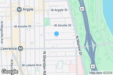 Map image of the property - 910 W Gunnison St