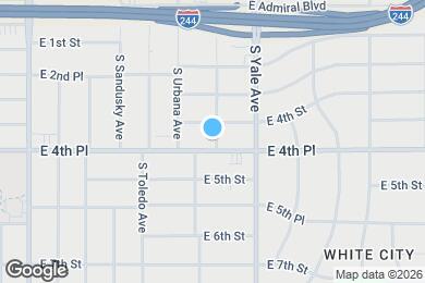 Map image of the property - 4631 E 4th Pl